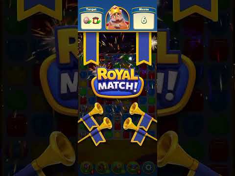 Royal Match level 2102 and lava quest or lighting rush @RoyalMatch-r  target 75 move 20