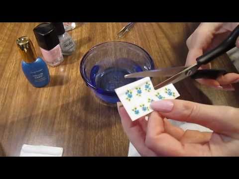 comment appliquer water decals