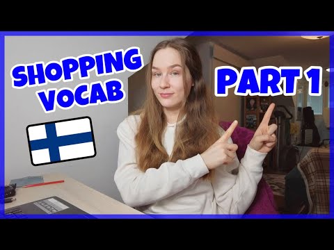 Basic Supermarket Vocabulary in Finnish (PART 1)