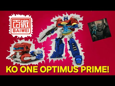 Baiwei OS KO Studio Series ONE Optimus Prime - GotBot True Review NUMBER 1319