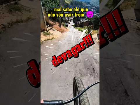 descendo ladeira de bike #bike #shorts