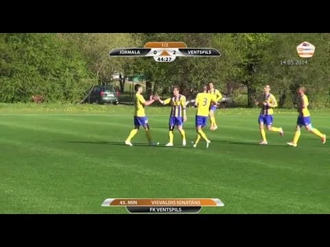 14.05.14 Visvaldis Ignatans scores goal vs FC Jurmala_(video sportacentrs.com)