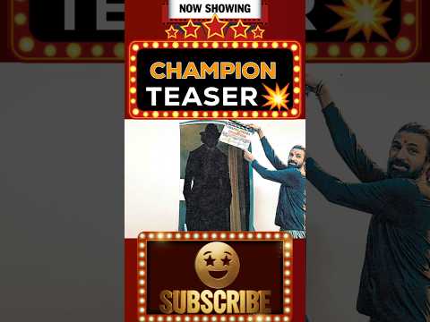 Champion Teaser Review | Roshan's Intense Sports Drama #roshan #champion #viral #shorts