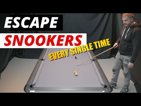 Escape snookers every single time with this simple technique | 8 Ball pool tips and techniques