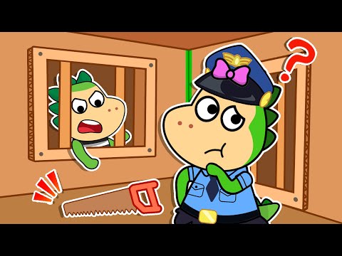 Spike’s Big Cardboard Jail Break 😲 Epic Pretend Adventure 📦 Fire Spike Kids Stories