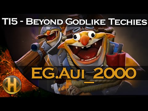 EG.Aui_2000 Beyond Godlike Techies Gameplay Dota 2 TI5