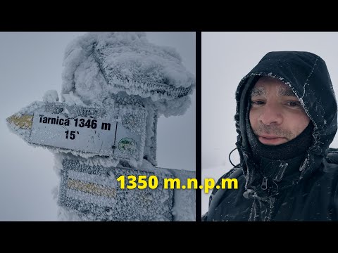 BIESZCZADY / Attempt to climb Tarnica in winter