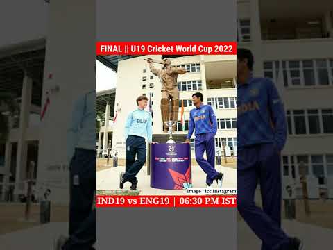 U19 world cup final 2022 || ind u19 vs eng u19 live