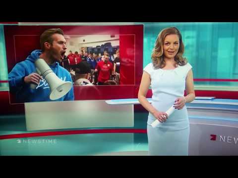 Arminia Bielefeld - Kabinenansprache - Pro7 Newstime 16.05.2017