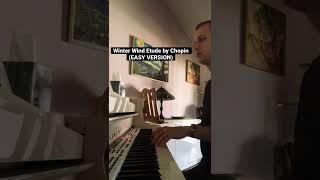 Winter Wind Etude by Chopin (EASY VERSION)
