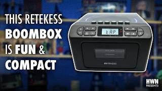 A Fun Compact CD Boombox from Retekess • Model TR642