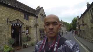 preview picture of video 'GoPro Black 3 - 360° view of Castle Combe, Wiltshire. Voted UK's prettiest village.'