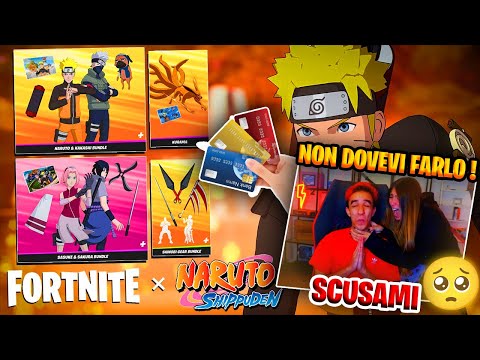 SHOPPO TUTTE le NUOVE SKIN di NARUTO con L'ACCOUNT di HONTAS MA... 😱 *FINITO MALE* 😂