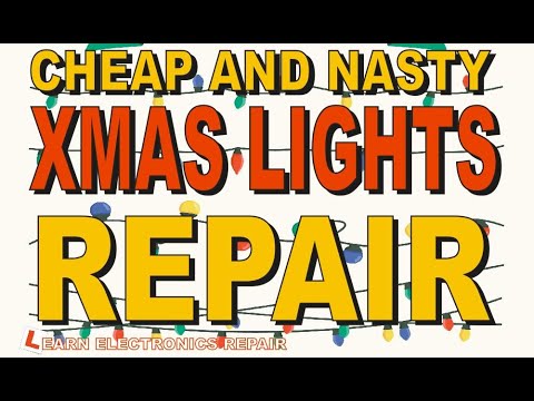 Learn Electronics Repair 16 LED Disco Lights 1