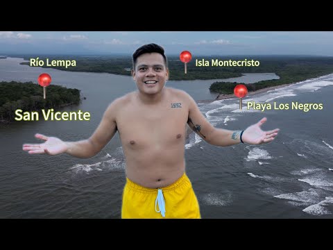 LA ÚNICA PLAYA DE SAN VICENTE, DONDE SE UNE EL RÍO CON EL MAR.  
