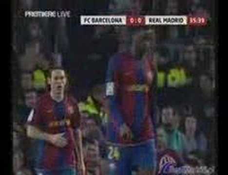 Barca 0 - 1 Real Madrid Golazo (gol) de la Bestia Baptista