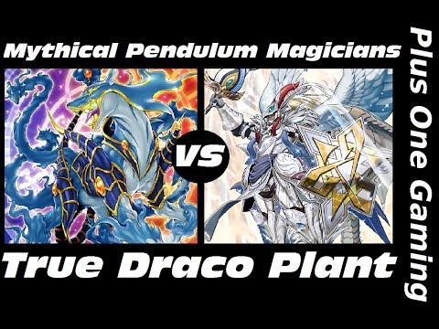 Yu-Gi-Oh! Mythical Pendulum Magicians vs True Draco Plant - Plus One Gaming Feature Match