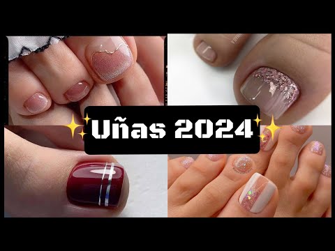 UÑAS PARA PIES 2024 #diseñosdeuñas #uñas2023 #diseñosdeuñaspies #tendenciaenuñas