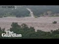 Timelapse Footage Shows How Quickly Texas Floodwaters Rose Over Causeway
