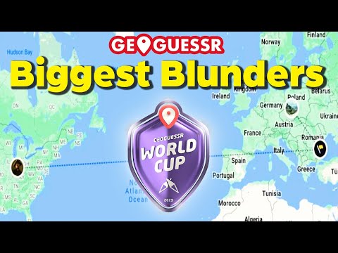 Biggest BLUNDERS in GeoGuessr World Cup