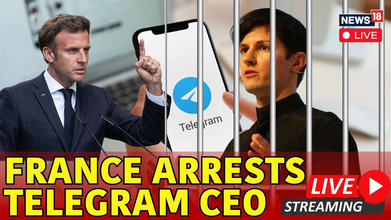 Pavel Durov Arrested Live | Edward Snowden Elon Musk Condemn Arrest Of Telegram CEO | News18 | N18G
