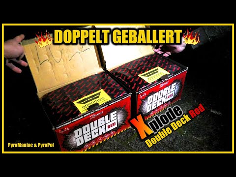 2x Double Deck Red (Xplode) | DOPPELT GEBALLERT | PyroManiac & PyroPol