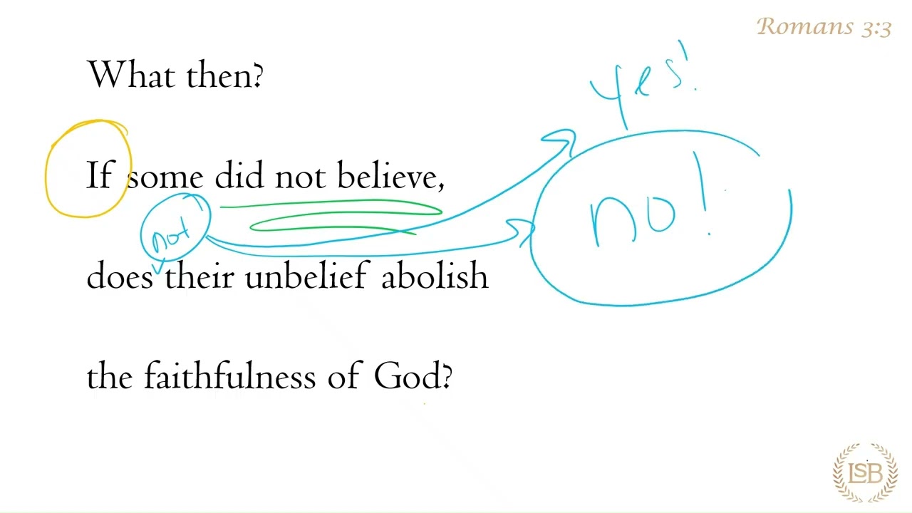 BTV: Romans 3:3b