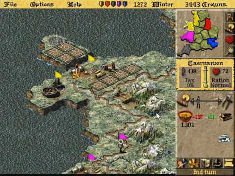 Lords of the Realm 2 Walkthrough - 05 England PC Longplay