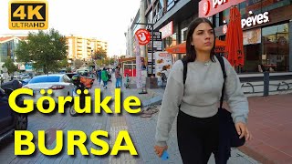 Bursa Görükle Walking Tour 4K UHD 50fps | One of the Best Student Citi