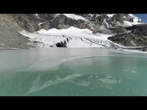 Valmalenco glacier, Italy - Drone 4K