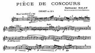 Guillaume Balay: Pièce de Concours (Eric Aubier, cornet)