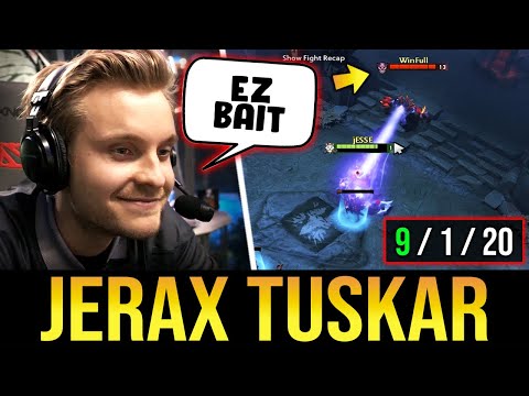 JerAx TUSKAR - Bullying and Toying Everyone in pubs DOTA 2