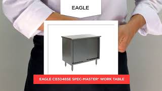 Stainless Steel Enclosed Base Commercial Work Tables