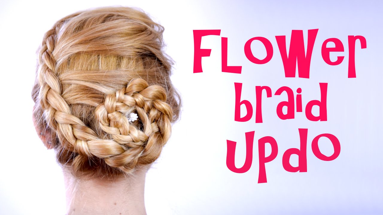 Braided Flower Updo Tutorial - Become Gorgeous