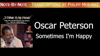 Note-By-Note: Oscar Peterson - Sometimes I&#39;m Happy