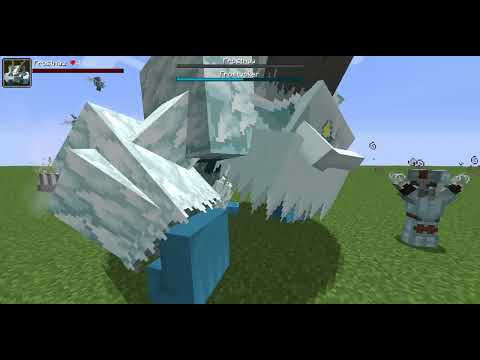 Frostmaw(Mowzie's Mobs) Vs AME's Illagers Mobs - Minecraft Mob Battle