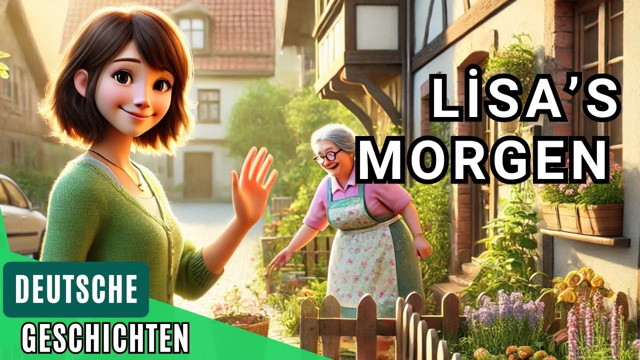 Deutsch lernen durch Hören: Morgenroutine mit Lisa | Deutsche Geschichte A2-B1