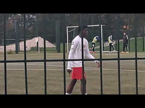 Nehemie Lurika 15 ans ,il joue avec les U19 nationaux de nancy contre Strasbourg