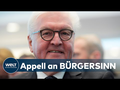 WELT DOKUMENT: In der Corona-Krise wendet sich Bundespräsident Steinmeier an die Bürger