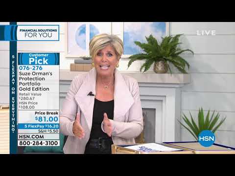 HSN | Suze Orman Financial Solutions for You 02.17.2019 - 08 AM