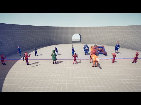 WILD WEST vs MEDIEVAL (Totally Accurate Battle Simulator - TABS)