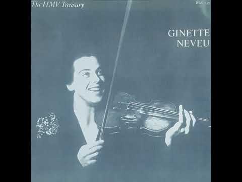 Ginette Neveu - Gluck: Melodie from 'Orfeo ed Euridice'