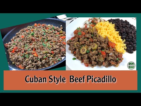 Cuban Style Beef Picadillo