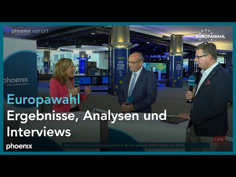 Europawahl 2024: Ergebnisse, Analysen und Interviews | 09.06.24
