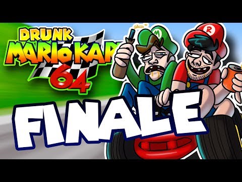 DRUNK SuperMega Plays MARIO KART 64 - EP 4 [FINALE]: Special Cup
