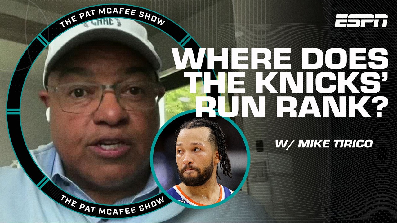 Mike Tirico RANKS the best drought-snapping runs after the Knicks Championship | The Pat McAfee Show
