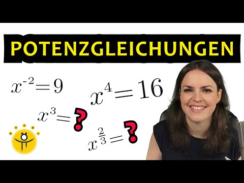 POTENZGLEICHUNGEN lösen – GLEICHUNGEN mit geraden, ungeraden, rationalen, negativen Exponenten