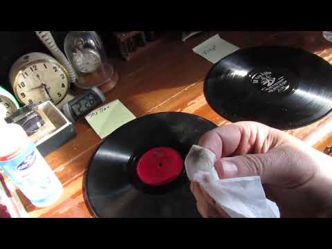 78 rpm record material - shellac or vinyl test