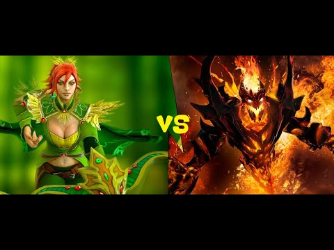 DOTA 2 ShadowFiend vs WindRanger ll MIDLANE