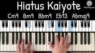 How to Play Hiatus Kaiyote &quot;Fingerprints&quot; - Piano Tutorial Lesson